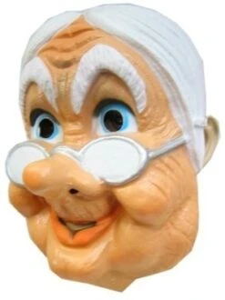 Masker Ief Omaatje Met Knot En Bril