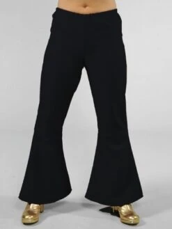 Disco / 70`s Wijde Broek Zwart