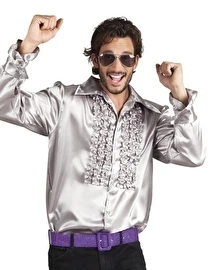 Disco Blouse Toppers Zilver