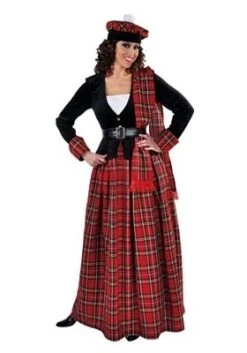 Lange Schotse Jurk Compleet