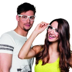 Festival Brillen Wit 4 Stuks