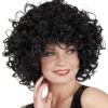 Pruik Candice Zwart Krul