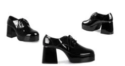 Herenschoen Plateauzool Jazz Zwart