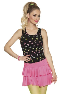 Mini Rok Neon Pink